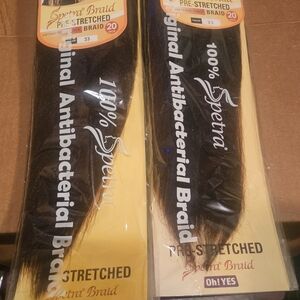 Pre-Stretched Braiding Hair 20" Color#33 Includes 5 Bags Of Hair